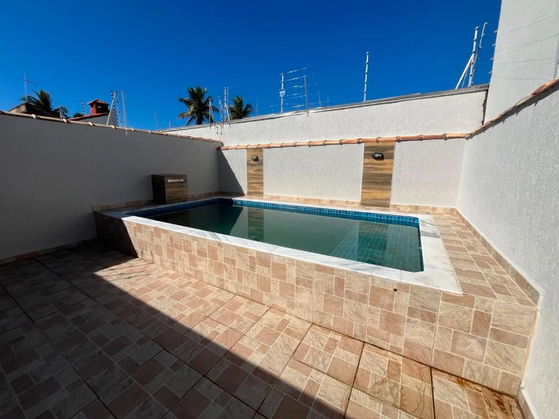 Imagem CASA NOVA COM PISCINA 2 DORM SENDO 1 SUITE MINHA CASA MINHA VIDA FINANCIAMENTO BANCARIO BALNEARIO TUPY ITANHAEM