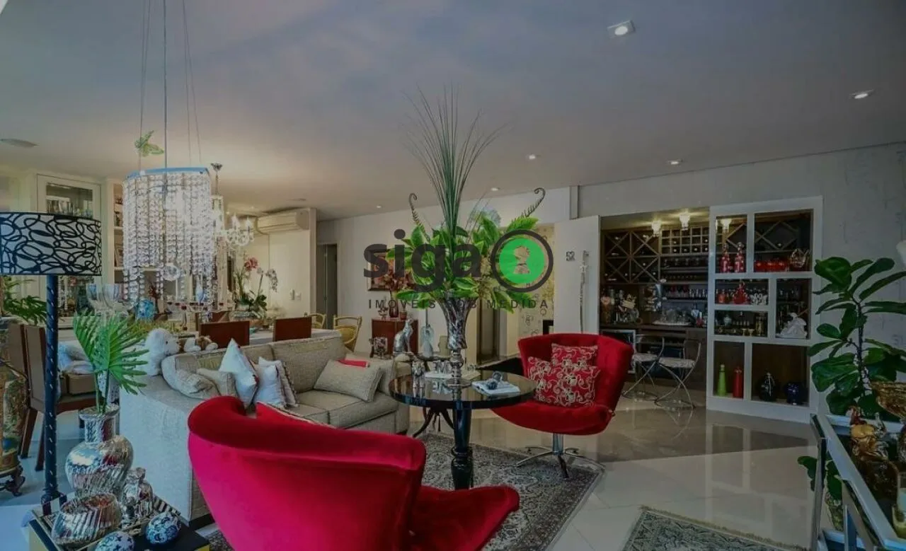 Imagem Apartamento Mobiliado de Alto Padrão com 3 Dormitórios, 3 Vagas e Infraestrutura Completa no Morumbi