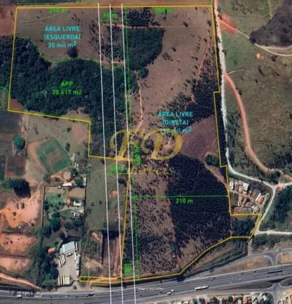 Imagem Área Industrial - Comercial ou Residencial na Rodovia