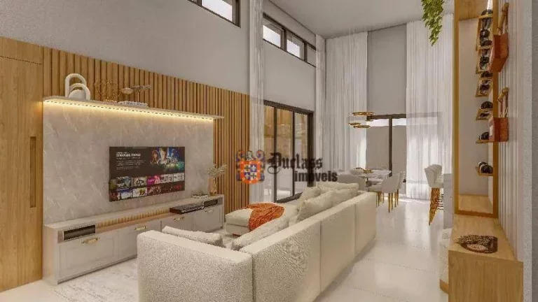 Imagem Casa com 3 dormitórios à venda, 185 m² por R$ 1.390.000,00 - Condomínio Residencial Ile de France - Bragança Paulista/SP