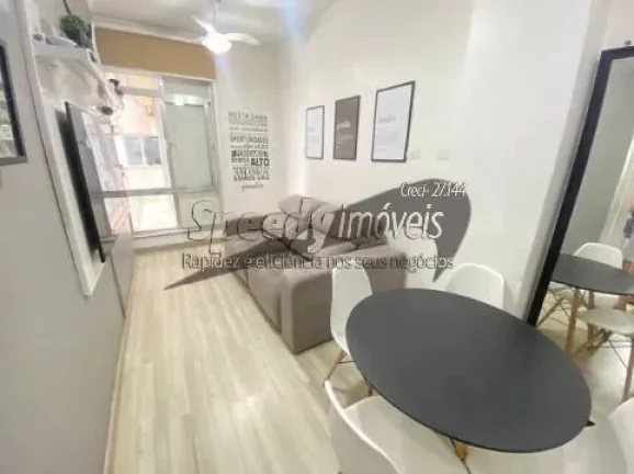 Foto do imóvel Apartamento em Santos na orla da praia, 1 dormitório em Avenida Vicente de Carvalho