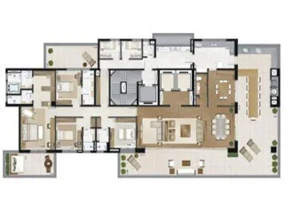 Imagem CONDOMÍNIO MARQUISE IBIRAPUERA , APARTMENT IN SAO PAULO, apartment in sao Paulo Brazil, apartamento 4 quartos em Ibirapuera São Paulo SP