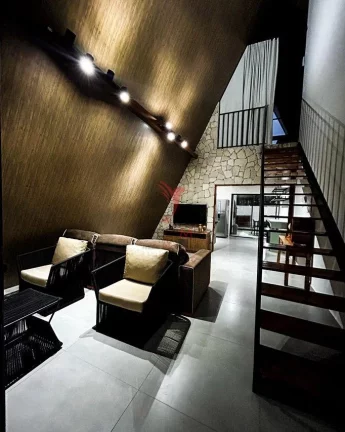 Imagem Casa em Bananeiras ,na Serra em Condomínio Fechado com 3 suítes todos Mobiliado e Equipado