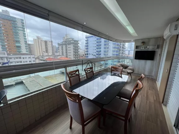 Imagem Apartamento Quadra Mar para Venda em Praia Grande, Guilhermina, 4 dormitórios, 3 suítes, 4 banheiros, 2 vagas