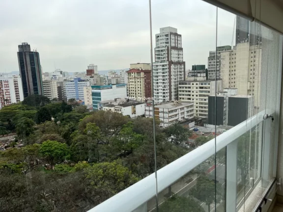 Imagem Apartamento para locação na Consolação, São Paulo-SP: 1 quarto, 1 sala, 1 banheiro, 1 vaga de garagem!