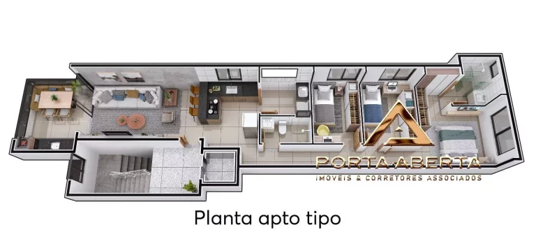 Imagem Apartamentos 03 quartos sendo 01 suíte - Bairro Canãa- Ipatinga - CÓD 991