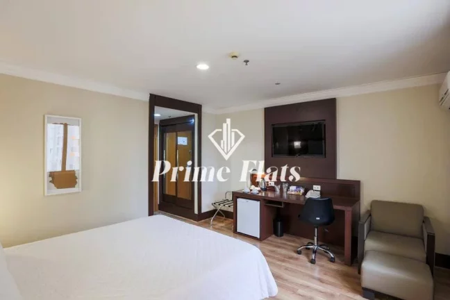 Imagem Flat disponível para venda no Transamérica Executive Congonhas, com 25m², 1 dormitório e 1 vaga