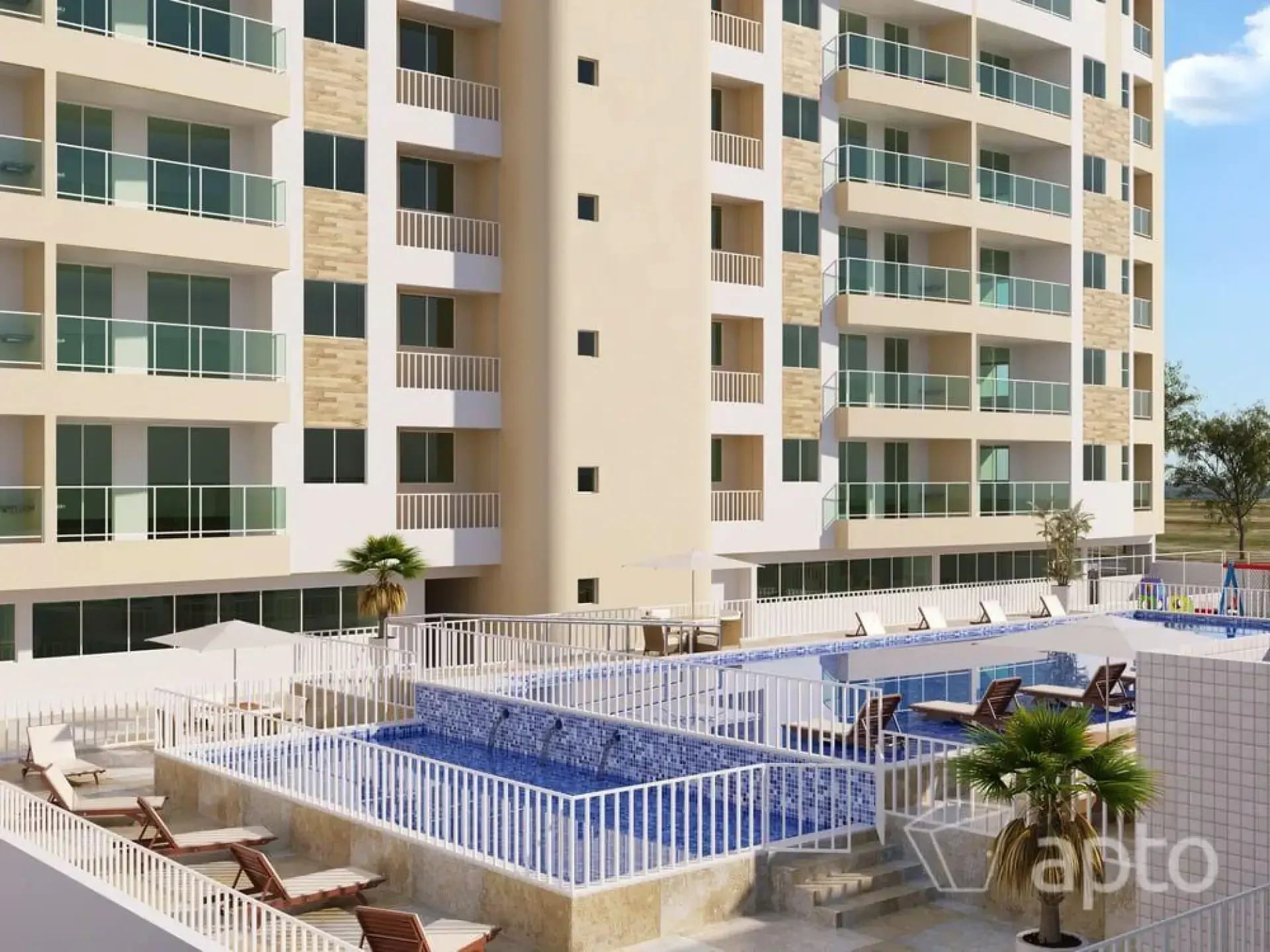 Imagem Apartamento com 3 Quartos à Venda, 81 m² em Olho D'Água - São Luís