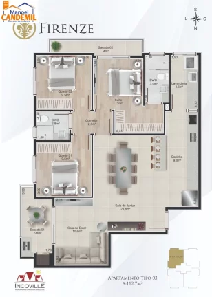 Imagem Apartamento à venda no bairro Costa e Silva, Joinville