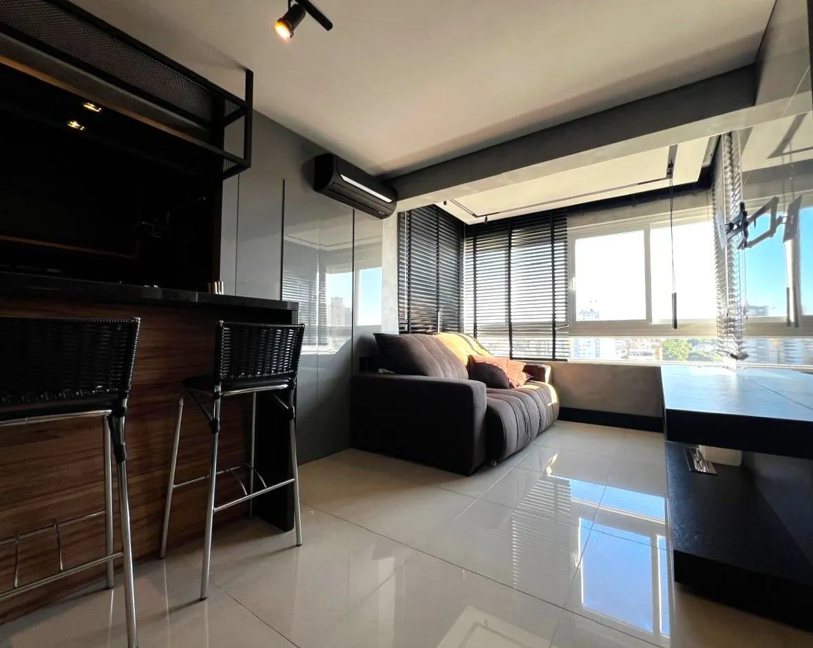 Imagem Apartamento 1 dormitório mobiliado com vaga e infra no Bairro Santana