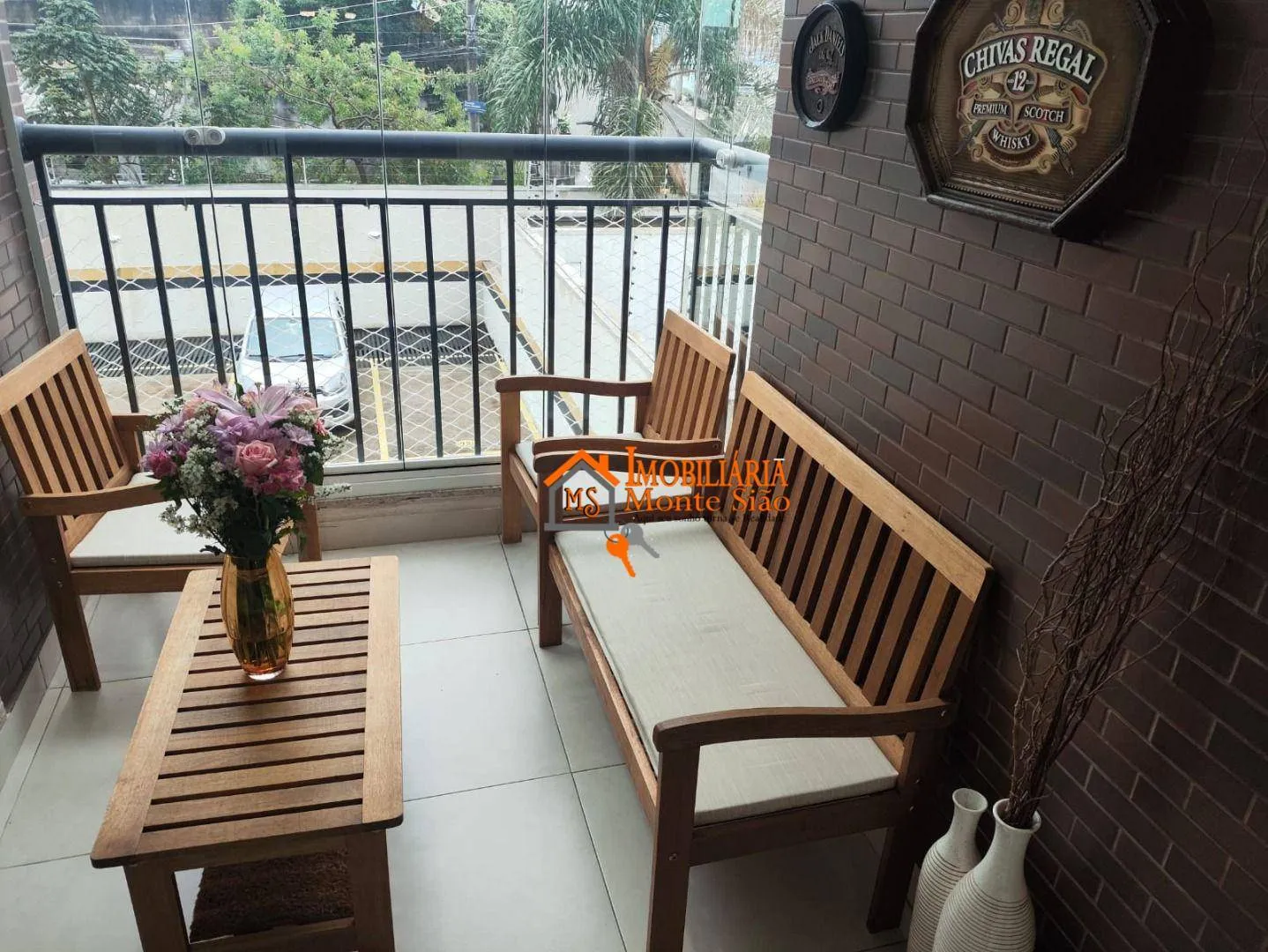 Imagem Apartamento a venda com 61m² com 2 quartos, 1 suíte, 1 vaga coberta e varanda gourmet - Jardim Aida