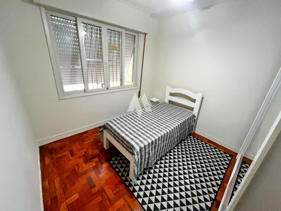 Imagem Apartamento com varanda e de frente no gonzaga - 03 dormitórios