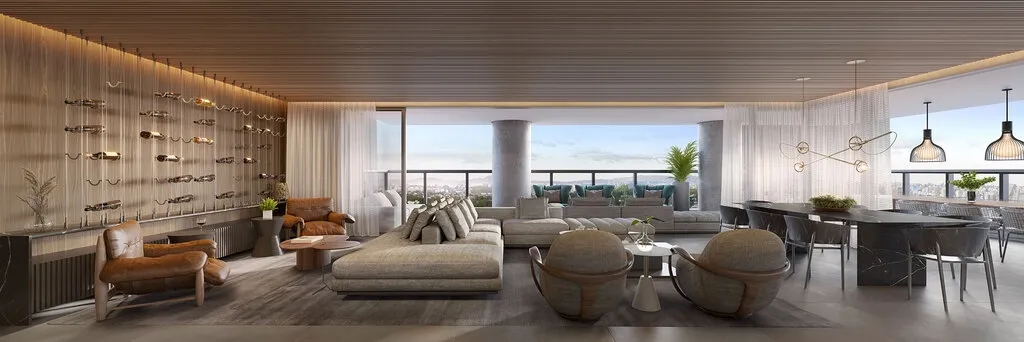 Imagem Área residencial em 44 mil m² de terreno, composta de 5 Torres de alto padrão, lazer completo, e ...
