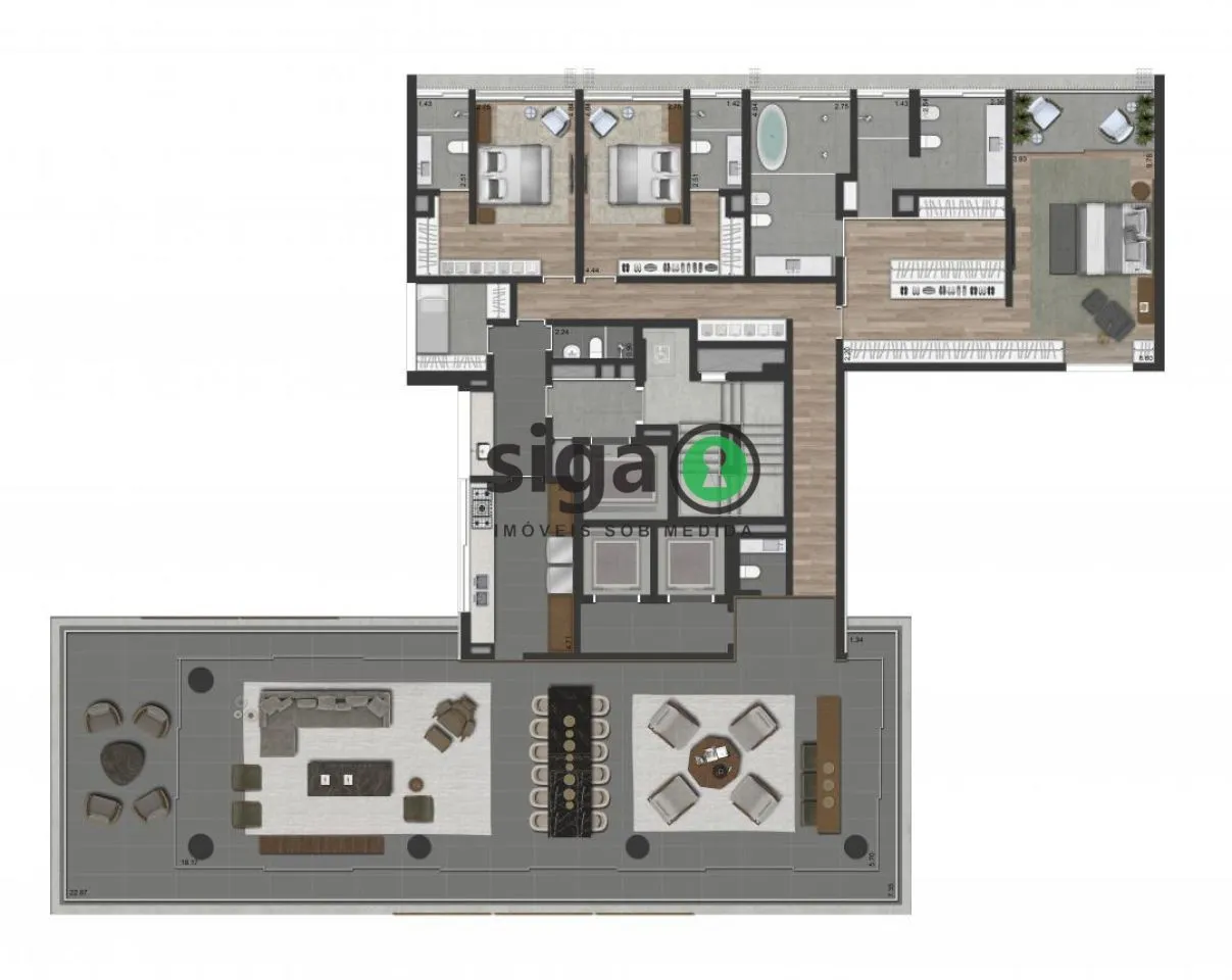 Imagem Apartamento para venda no Jardins, São Paulo - SP