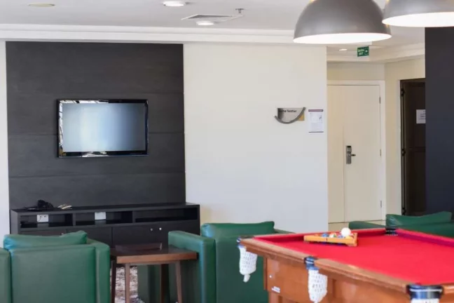 Imagem Flat disponível para locação no Mercure São Caetano do Sul, com 17m², 1 dormitório e 1 vaga de garagem