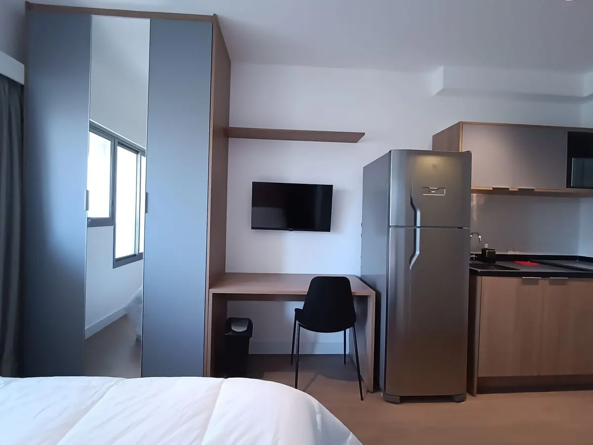 Imagem Apartamento com 1 Quarto para alugar, 30m² - Paraiso