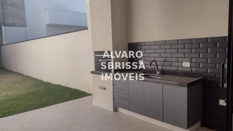 Imagem Casa térrea nova à venda com 3 suítes 360 m2 no Condomínio Vila dos Manacás próximo ao Plaza Shopping localização privilegiada!