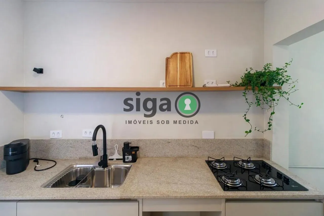 Imagem Apartamento á Venda no Brooklin - 51m². 1 vaga, 1 quarto - MOBILIADO