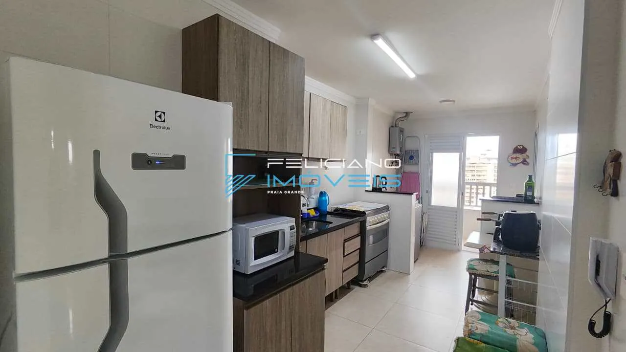 Imagem Apartamento com 2 quartos, Aviação, Praia Grande - R$ 625 mil, Cod: 6830