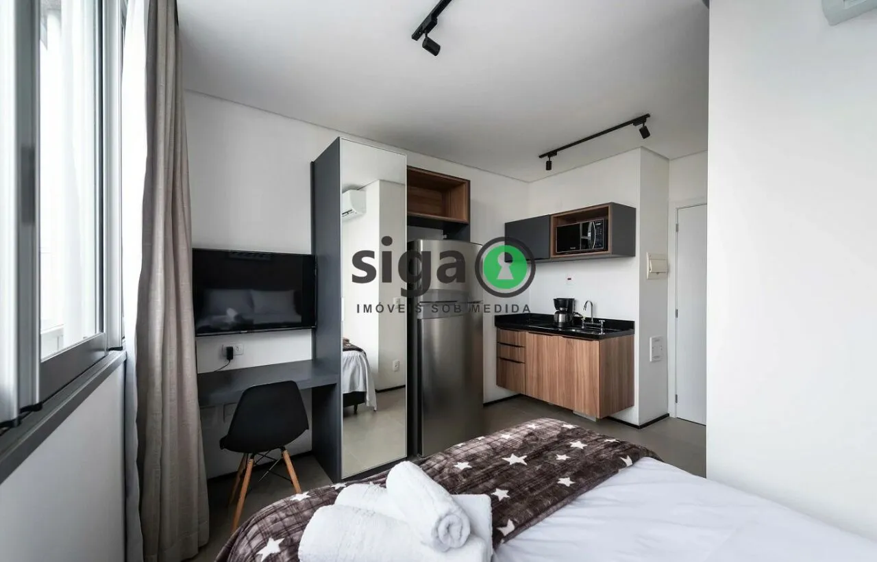 Imagem Apartamento Studio mobiliado para venda na Bela Vista, São Paulo - SP