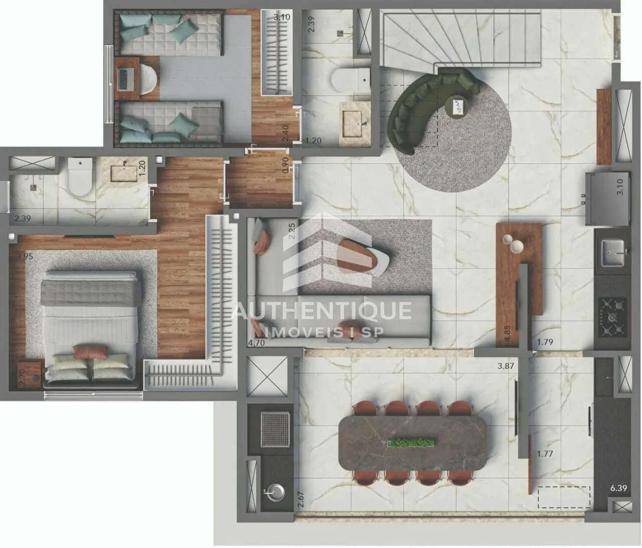 Imagem Living Hereditá Ipiranga - Apartamento à venda no bairro Ipiranga - São Paulo/SP, Zona Sul