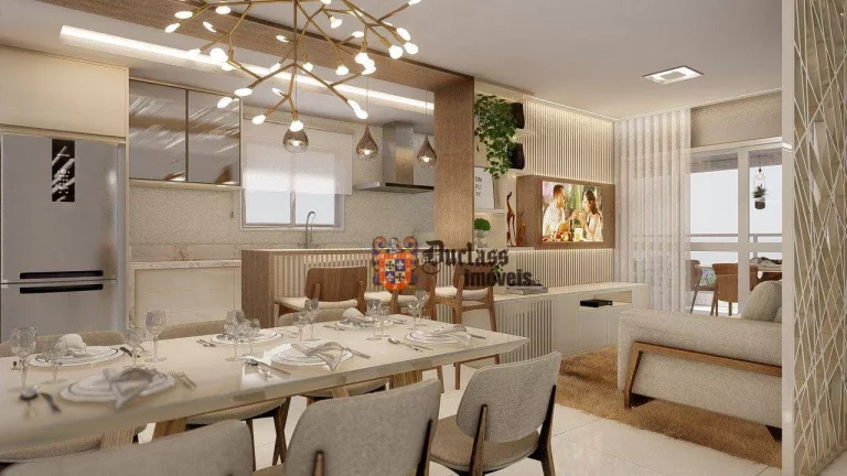 Imagem Apartamento com 3 dormitórios à venda, 101 m² a partir de R$ 1.130.868,00 - Centro - Guarujá/SP