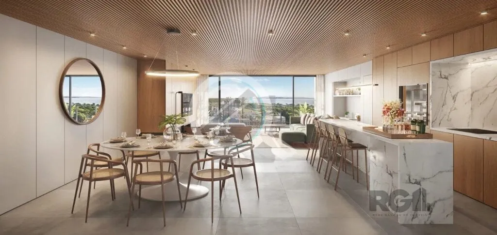 Imagem Condomínio Clube Seen Menino Deus, apartamento 3 dormitórios com vista para o rio, 98 m² de área...