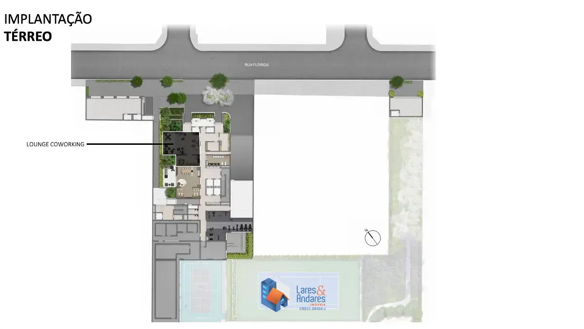 Imagem Apartamento para venda em Cidade Monções com 1 quarto, sendo 1 suíte, 33m²