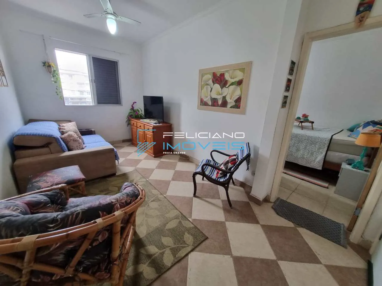 Imagem Apartamento com 1 quarto, Ocian, Praia Grande - R$ 265 mil, Cod: 7560