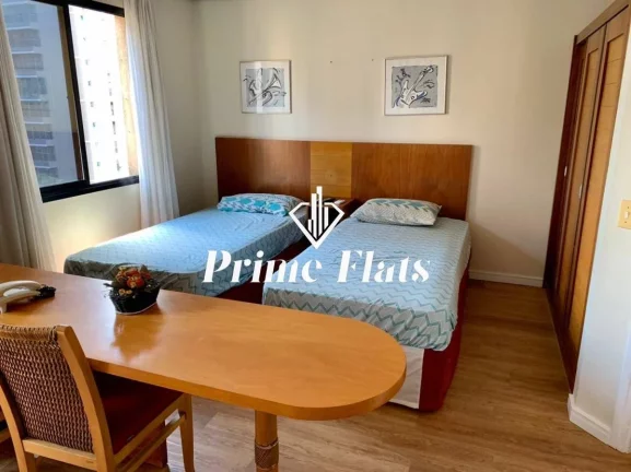 Imagem Flat disponível para locação no Mercure São Paulo Moema Times Square Hotel, com 58m², 2 dormitórios e 1 vaga