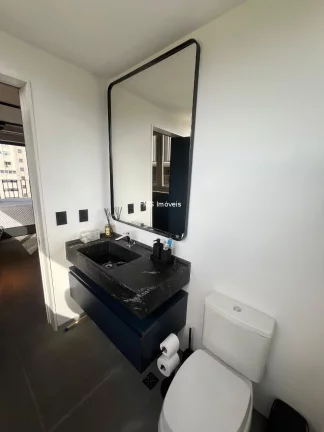 Imagem Apartamento para venda na Rua Dr. Melo Alves SP - 1 dormitório, 1 vaga, mobiliado