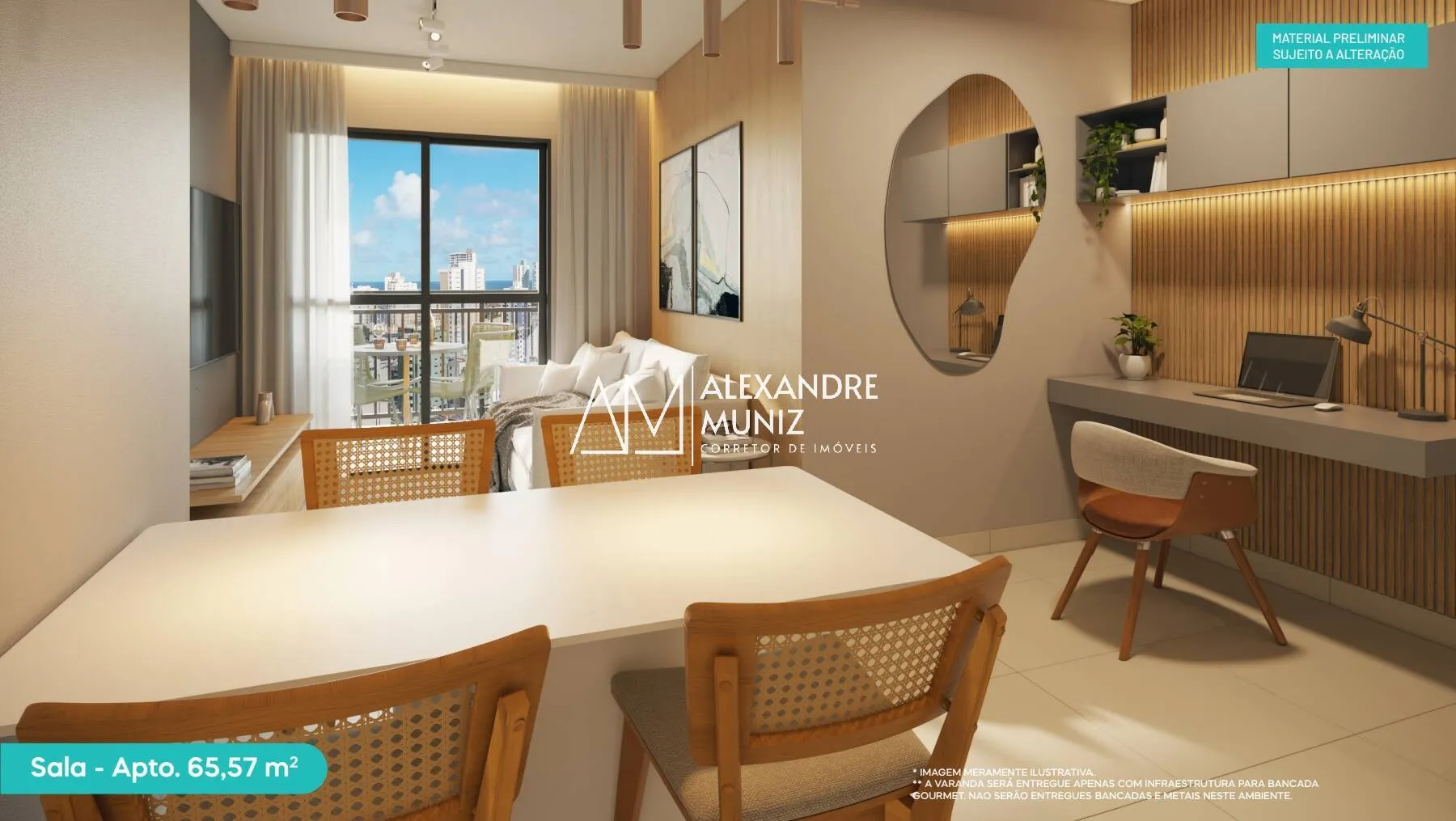 Imagem Mood Boulevard, apartamentos no Presidente Kennedy. 2 e 3 quartos.
