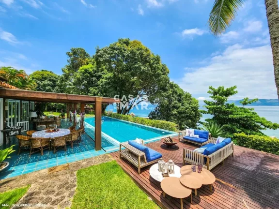 Imagem Casa de luxo à beira-mar em Angra dos Reis-RJ, Monsuaba: 12 quartos, 12 suítes, 7 salas, 11 banheiros, 8 vagas de garagem, 3.000m².