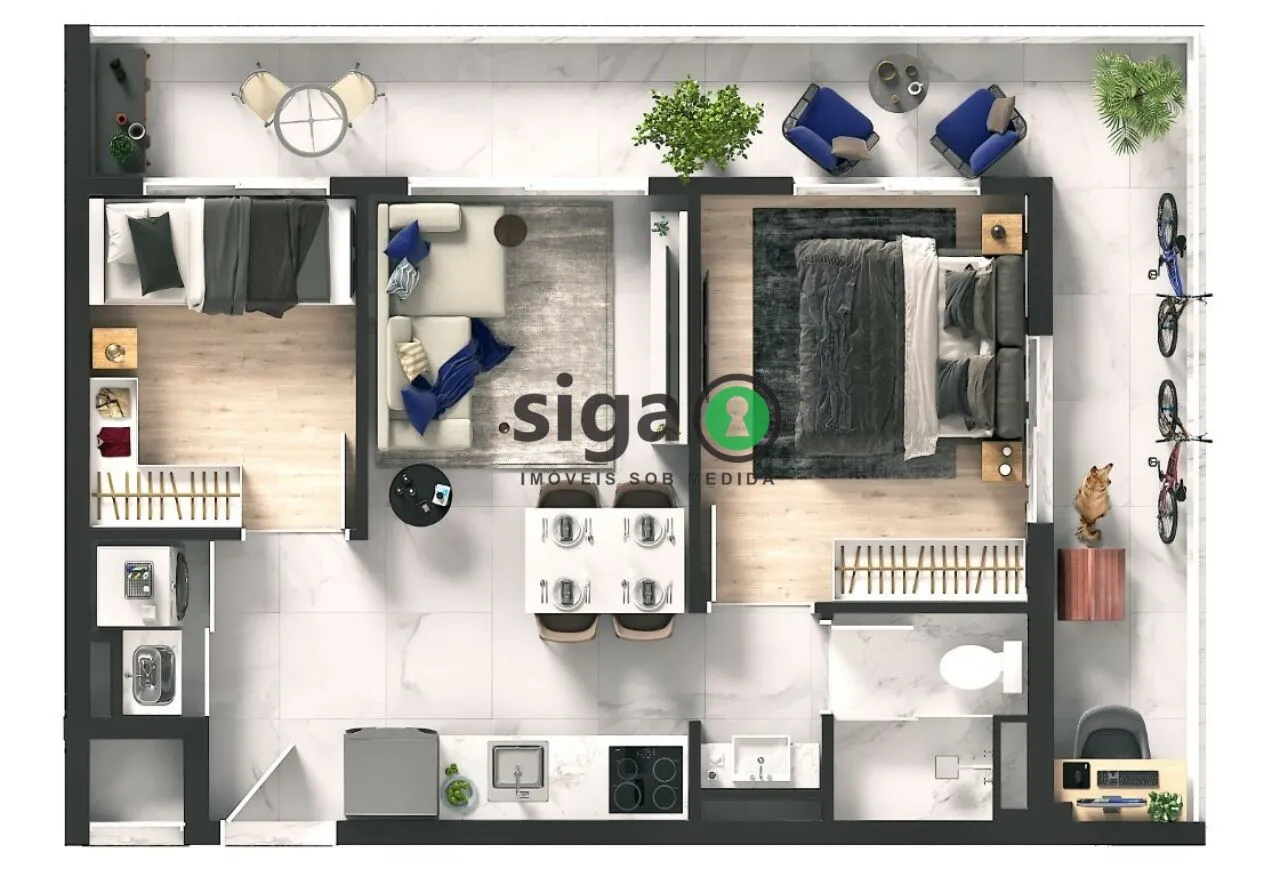 Imagem APARTAMENTO Á VENDA NA VILA SUZANA, 2 QUARTOS E 1 VAGA!