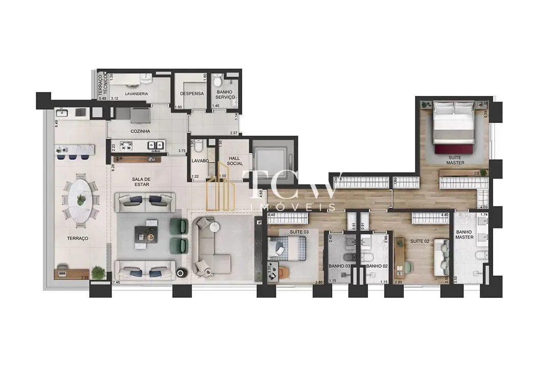 Imagem Apartamento à venda no bairro Vila Nova Conceição - São Paulo/SP, Zona Sul