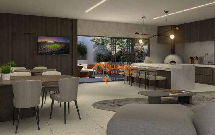 Imagem Residencial Majestic | 99 m² | 3 Dormitórios com Suíte, Closet e Terraço Gourmet | Ao Lado do Bosque Maia | Entrega Ago/2027