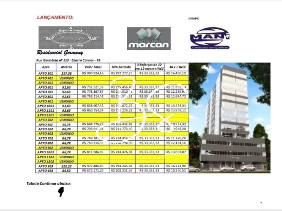 Imagem APARTAMENTO RESIDENCIAL em Canoas - RS, Centro