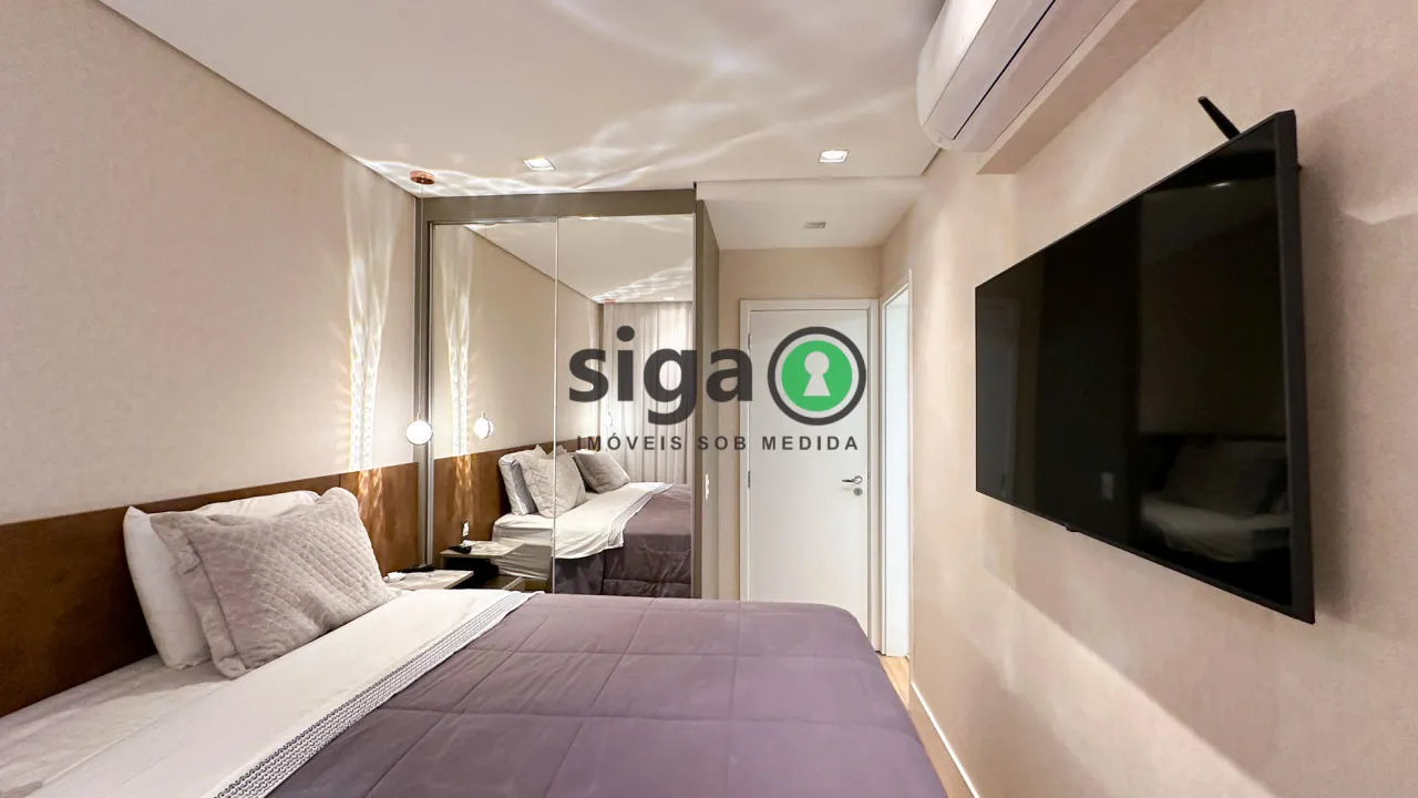 Imagem Apartamento Novo Sky Park 125 m² Tatuapé Mobiliado e Decorado