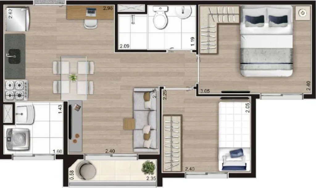 Imagem Apartamento 2 quartos a venda em São Paulo SP, apartamento 2 dormitórios em Vila Nina São Paulo SP, apartamento em construção em São Paulo SP, ap obra
