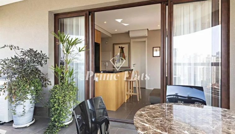 Imagem Flat disponível para venda no Cyrela by Pininfarina no Itaim Bibi, com 51m², 1 dormitório e 1 vaga