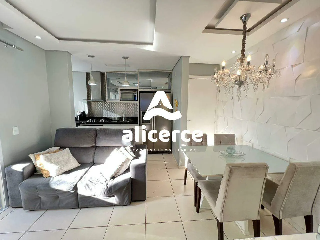 Imagem Apartamento de 2 dormitórios com sacada e churrasqueira na Palhoça bairro Bela Vista
