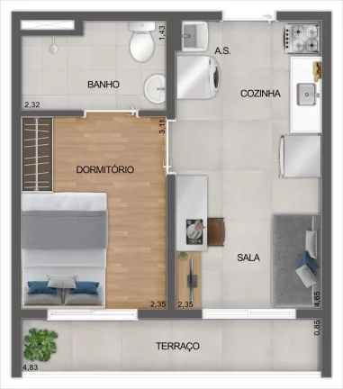 Imagem APARTAMENTO RESIDENCIAL em São Paulo - SP, Saúde