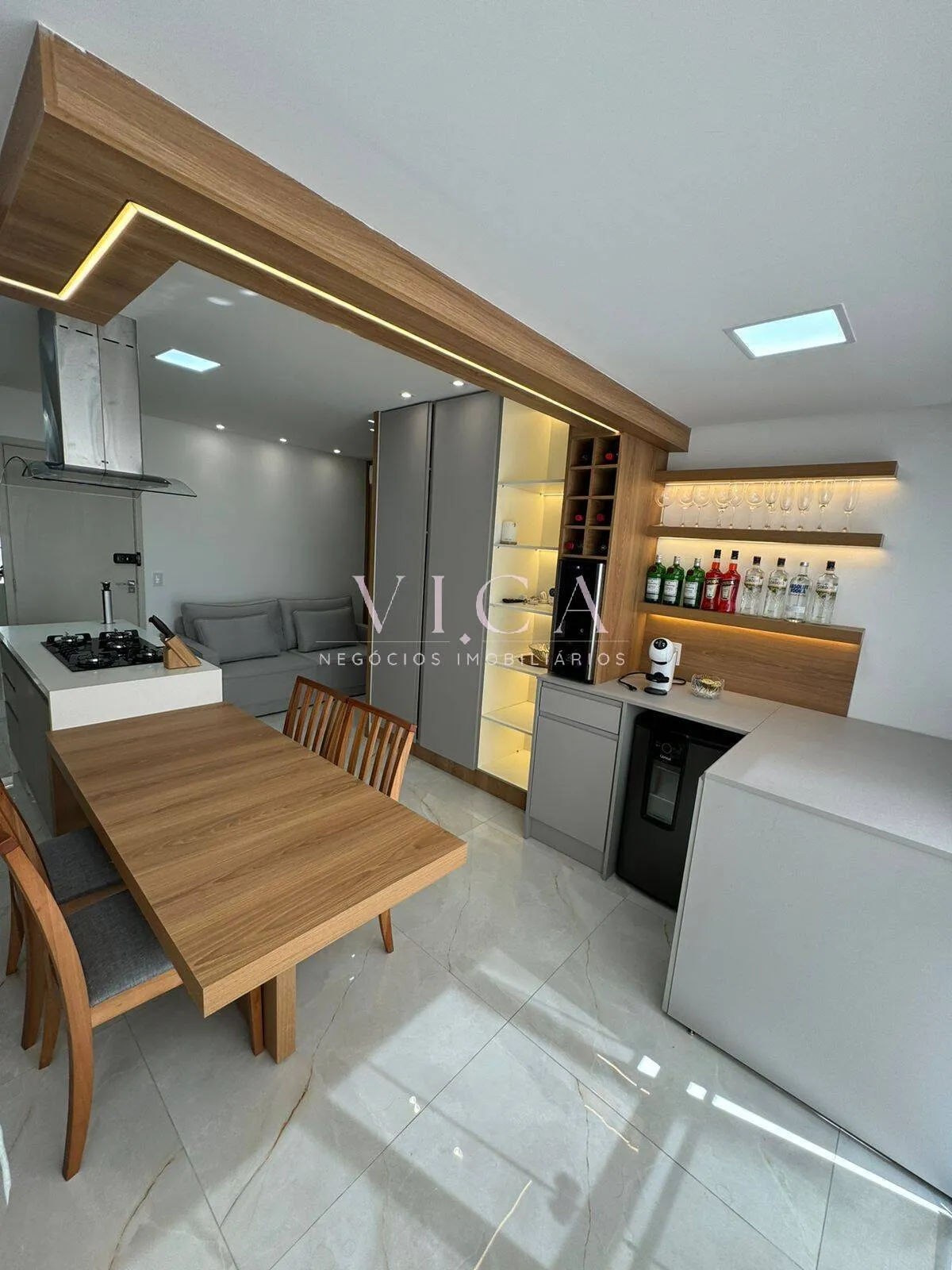 Imagem Alphaville | Aruana 64m² 2 suítes, mobiliado e gourmet R$ 1.140.000