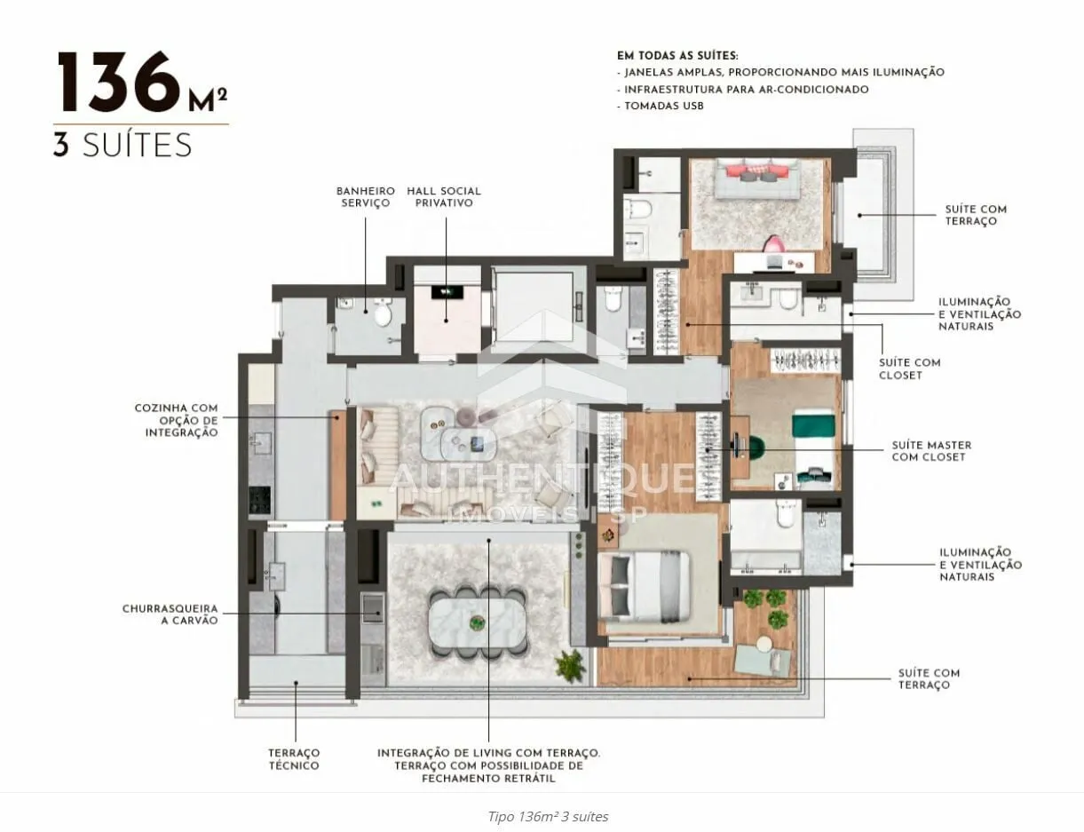 Imagem PLACE KLABIN RESIDENCE. - Apartamento à venda em São Paulo/SP