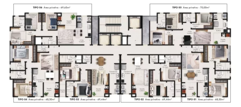 Imagem Trésor Residence - Apartamento à venda no bairro Morretes - Itapema/SC