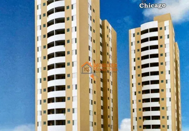Imagem Apartamento com 2 dormitórios à venda, 58 m² por R$ 419.000,00 - Vila Milton - Guarulhos/SP