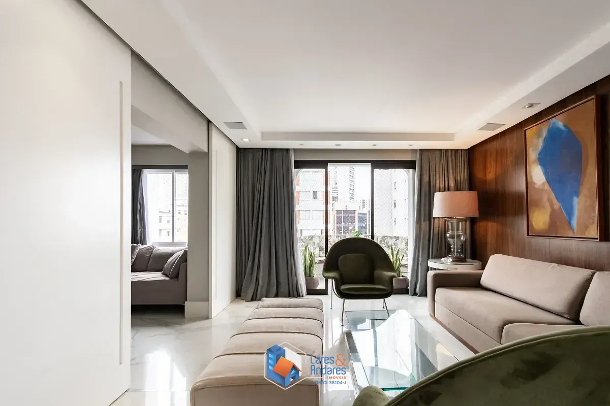 Imagem Apartamento para venda em Paraíso com 2 quartos, sendo 2 suítes, 162m²