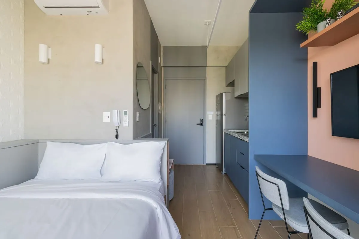 Imagem Apartamento com 1 Quarto para alugar, 27m² - Brooklin