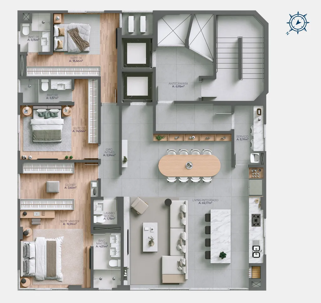 Imagem APARTAMENTO RESIDENCIAL em Balneário Camboriú - SC, Centro
