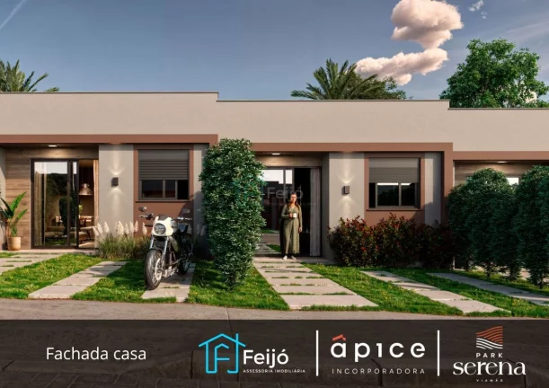 Imagem Casas 2 dormitórios com pátio e churrasqueira - Viamão
